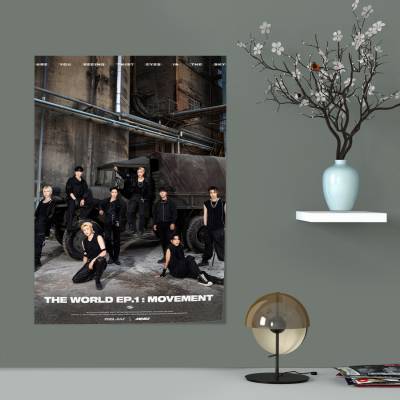 پوستر سیلک ateez the world 2