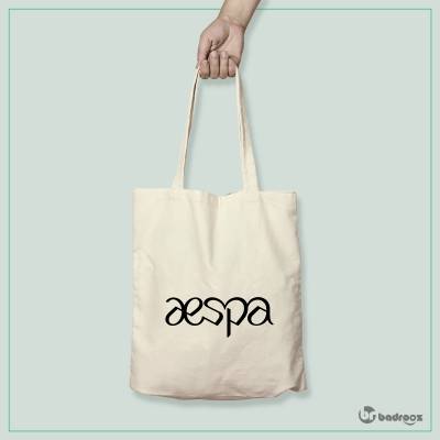 کیف خرید کتان aespa logo 2