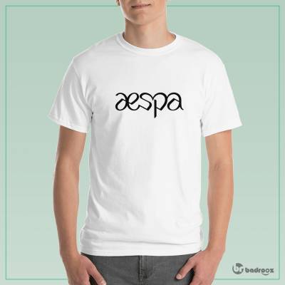 تی شرت مردانه aespa logo 2