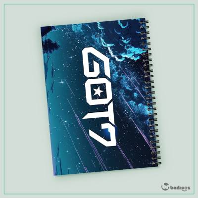 دفتر یادداشت got7 logo 2