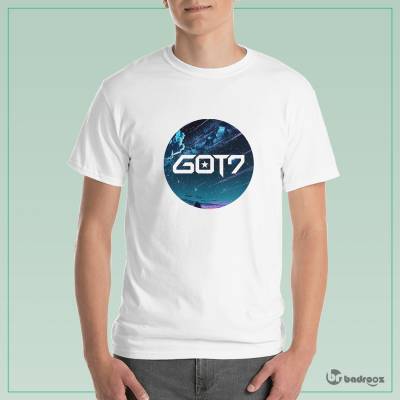 تی شرت مردانه got7 logo 2