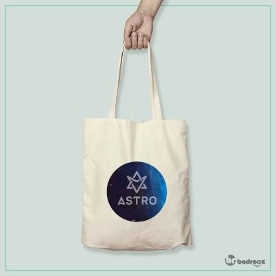 کیف خرید کتان ASTRO logo