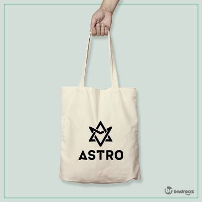 کیف خرید کتان ASTRO logo 2
