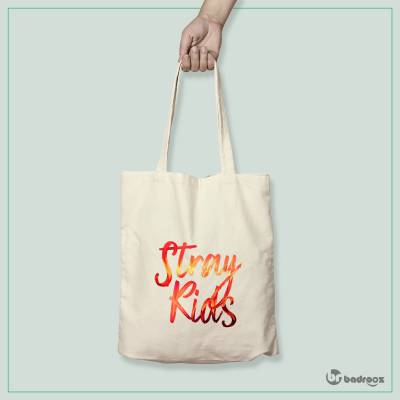 کیف خرید کتان stray kids logo 3