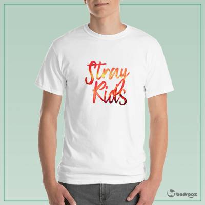 تی شرت مردانه stray kids logo 3