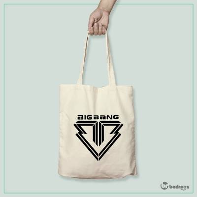 کیف خرید کتان bigbang logo