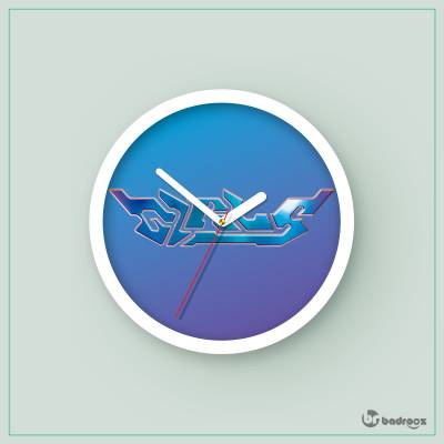 ساعت دیواری  aespa girls logo
