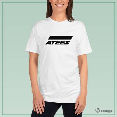 تی شرت زنانه ateez logo 2