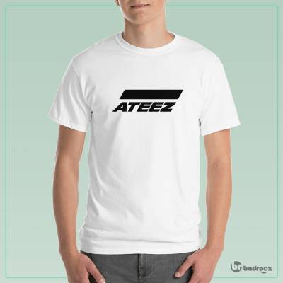 تی شرت مردانه ateez logo 2