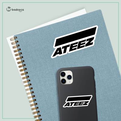 استیکر ateez logo 2