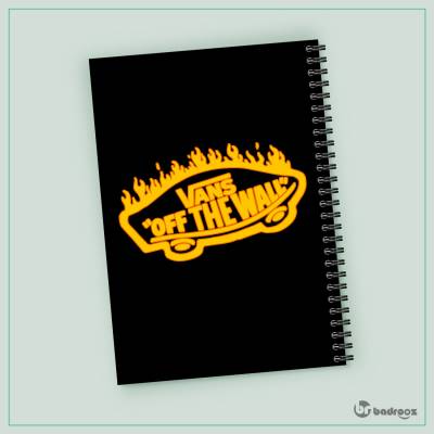 دفتر یادداشت Vans flame (Fire)