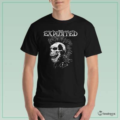 تی شرت مردانه Punk Rock skeleton