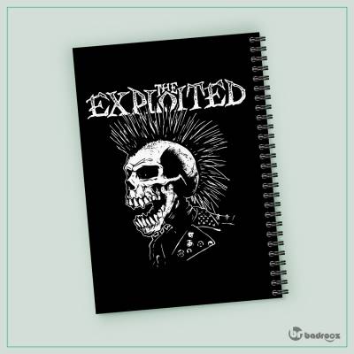 دفتر یادداشت Punk Rock skeleton