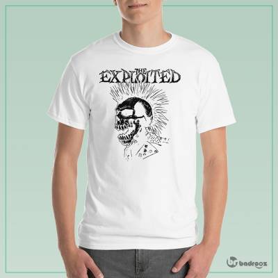 تی شرت مردانه Punk Rock skeleton 2