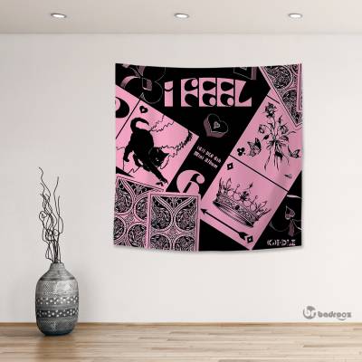 بک دراپ مربع gidle ifeel