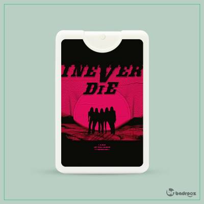 عطرجیبی gidle i never die poster