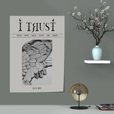 پوستر سیلک gidle i trust 
