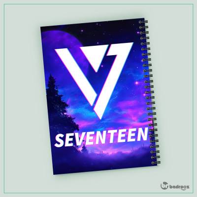دفتر یادداشت seventeen logo 3