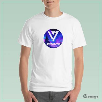 تی شرت مردانه seventeen logo 3
