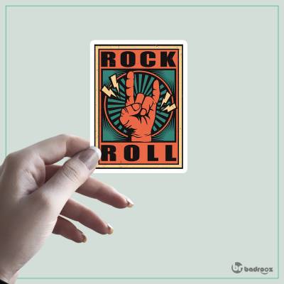 استیکر Rock Music 15