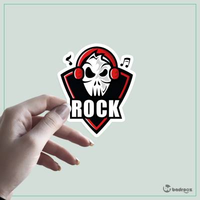 استیکر Rock Music 23