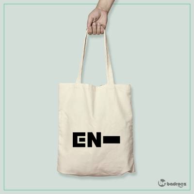 کیف خرید کتان enhypen logo