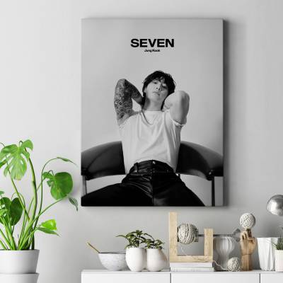 تابلو کنواس (بوم) jeon jungkook seven