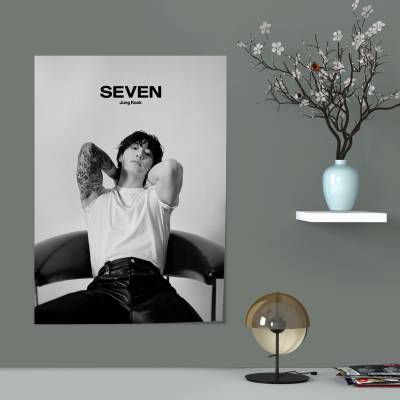پوستر سیلک jeon jungkook seven