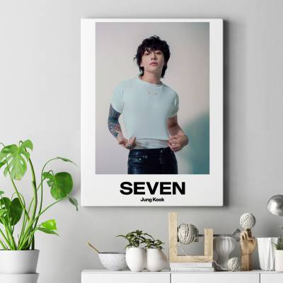 تابلو کنواس (بوم) jungkook seven teaser