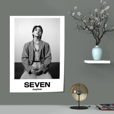 پوستر سیلک jungkook seven 2