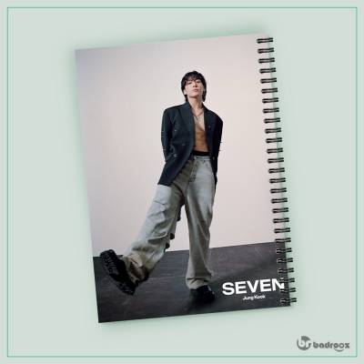 دفتر یادداشت jungkook bts seven