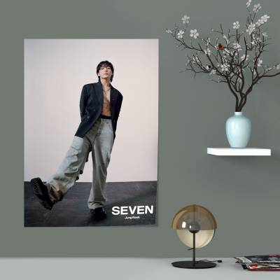 پوستر سیلک jungkook bts seven