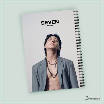 دفتر یادداشت bts jungkook seven