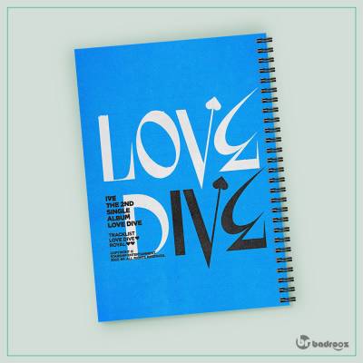 دفتر یادداشت IVE love dive