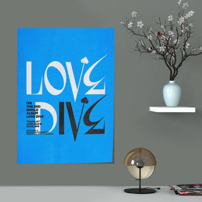 پوستر سیلک IVE love dive