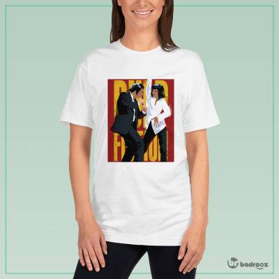 تی شرت زنانه رقص پالپ فیکشن ( Pulp Fiction )