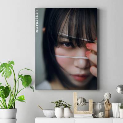 تابلو کنواس (بوم) le sserafim unforgiven chaewon