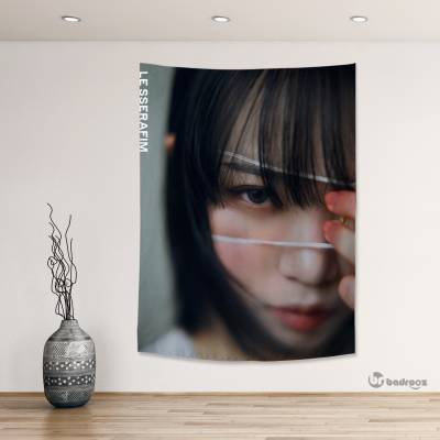 بک دراپ le sserafim unforgiven chaewon