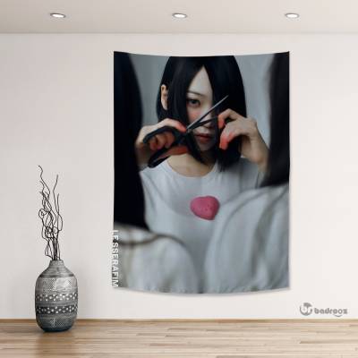 بک دراپ le sserafim chaewon