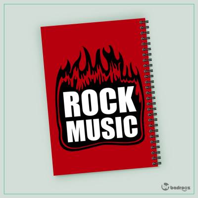 دفتر یادداشت Rock Music 01