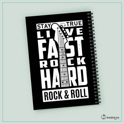 دفتر یادداشت Rock Music 17