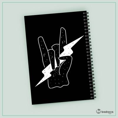دفتر یادداشت Rock Music 28