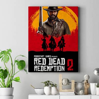 تابلو کنواس (بوم) red dead redemption 2