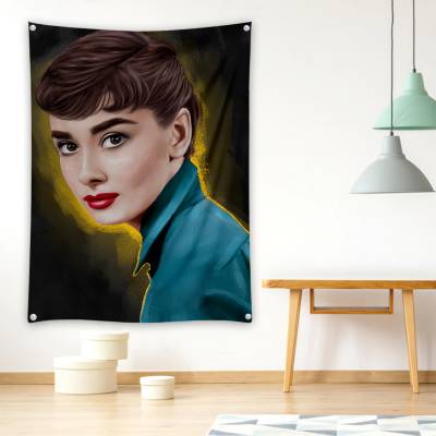 دراپ بنر آدری هپبورن (Audrey Hepburn)