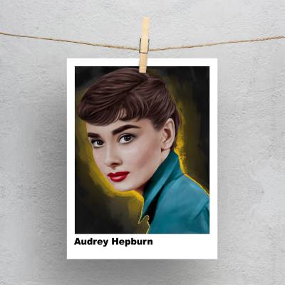 پولاروید آدری هپبورن (Audrey Hepburn)