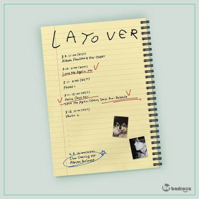دفتر یادداشت BTS Taehyung layover