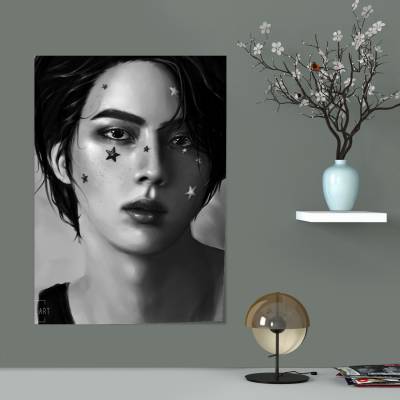 پوستر سیلک bts jin 3