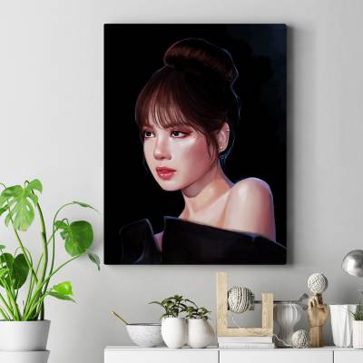 تابلو کنواس (بوم) blackpink lisa bvlgari