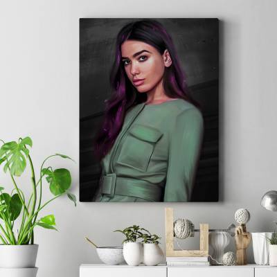 تابلو کنواس (بوم) دوآ لیپا - Dua Lipa