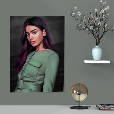 پوستر سیلک دوآ لیپا - Dua Lipa